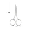 2pcs Stainless Steel Eyebrow Scissor Makeup Eyelash Trimmer Facial Hair Remover Manicure Scissor Nose Hair Tool Beauty Scissors 5