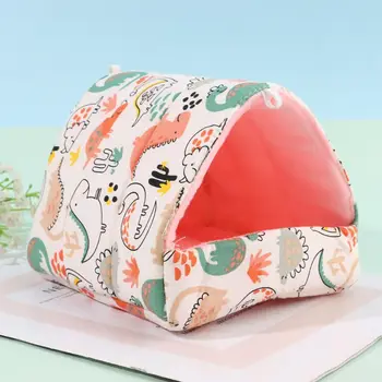 Colorful Winter Rabbit Squirrel Comfortable Warm Mat Small Animal Sleeping Bed Guinea Pig Nest Hamster House