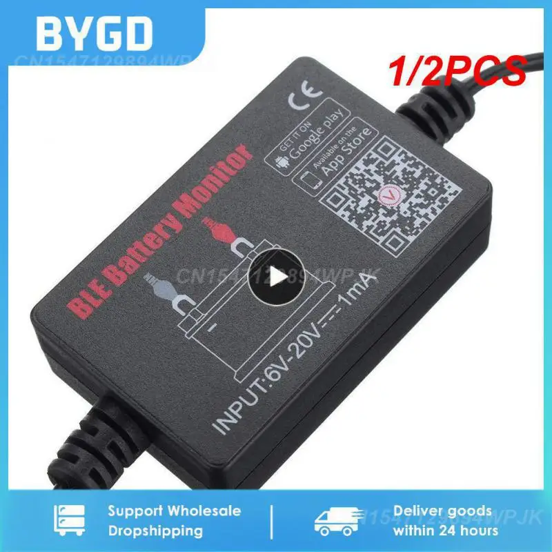 

1/2 шт., автомобильный тестер аккумулятора, Bluetooth 4,0, 12 В