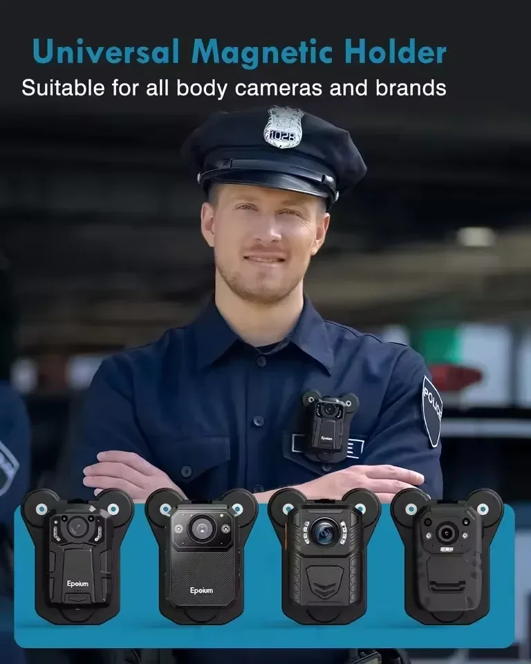 Universal Magnetic Body Camera Mount Strong Magnet Back Clip for Wearable Cameras Durable Suction Mount
