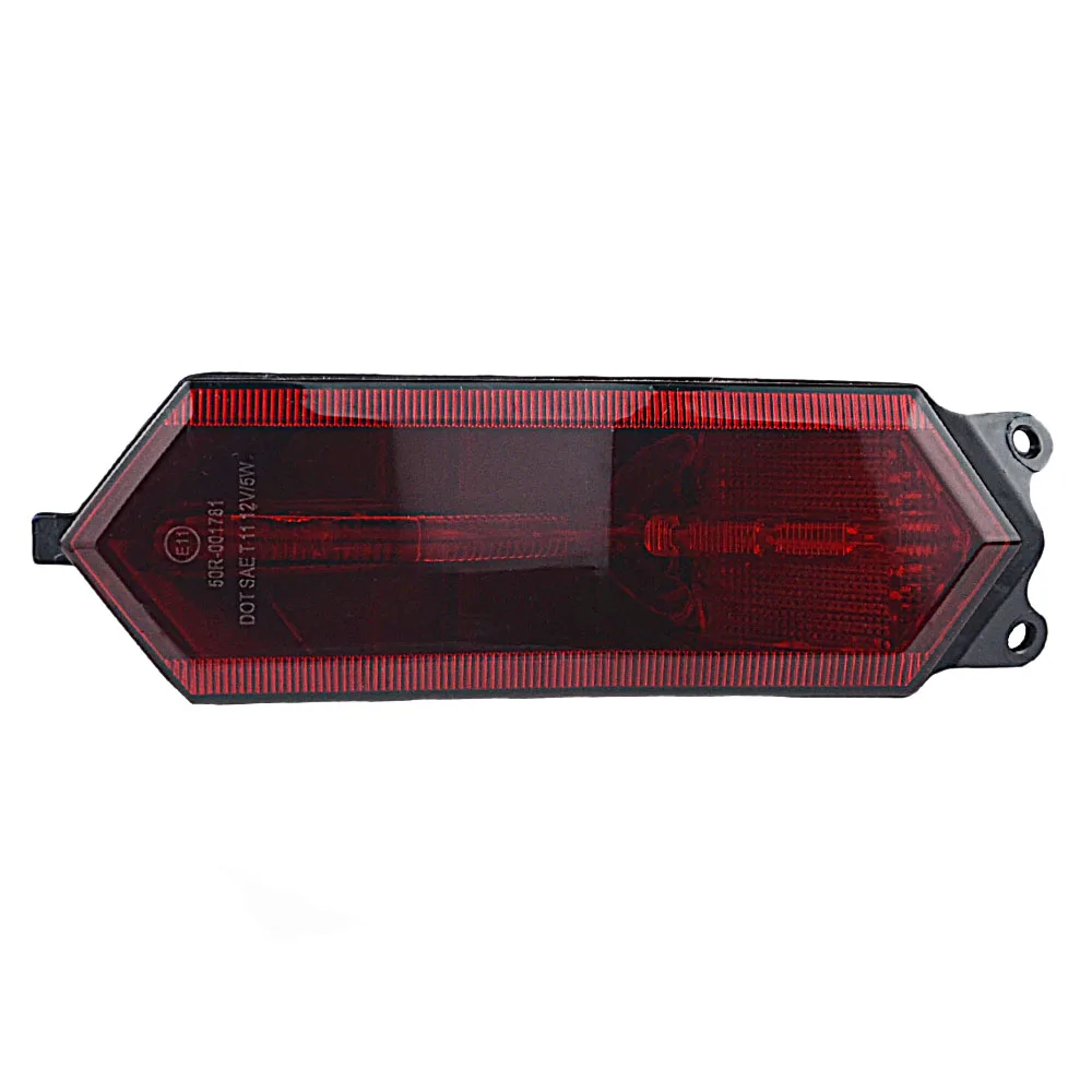 1pc noir Abs Moto Plaque d'immatriculation arrière Lampe Lumière Moto Refit  Queue Lamp Pièces pour Yamaha Yzf R1 R6 Fz1 Fz6 Fz8 Xj6