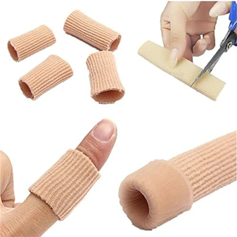 1pc Feet Corrector Finger Corrector Insoles Fabric Gel Silicone Tube Bunion Toes Fingers Separator Divider Protector 5