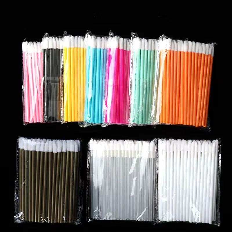 Disposable Lip Brush Eyelash Make Up Brushes Lash Extension Mascara Applicator Lipstick Wands Set Cosmetic Makeups Tools 50/5Pcs makeup brush set makeup brush lip brush eyelashes brush eyelash brush makeup tool set makeup tool
