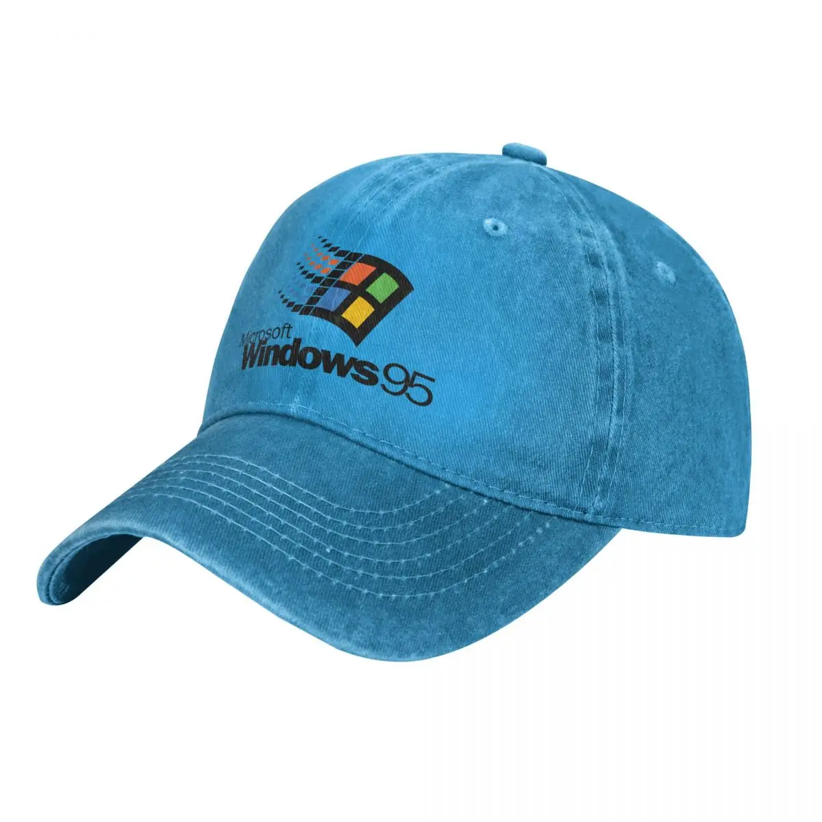 Windows 95 Baseball Cap Computer System Running Hippie