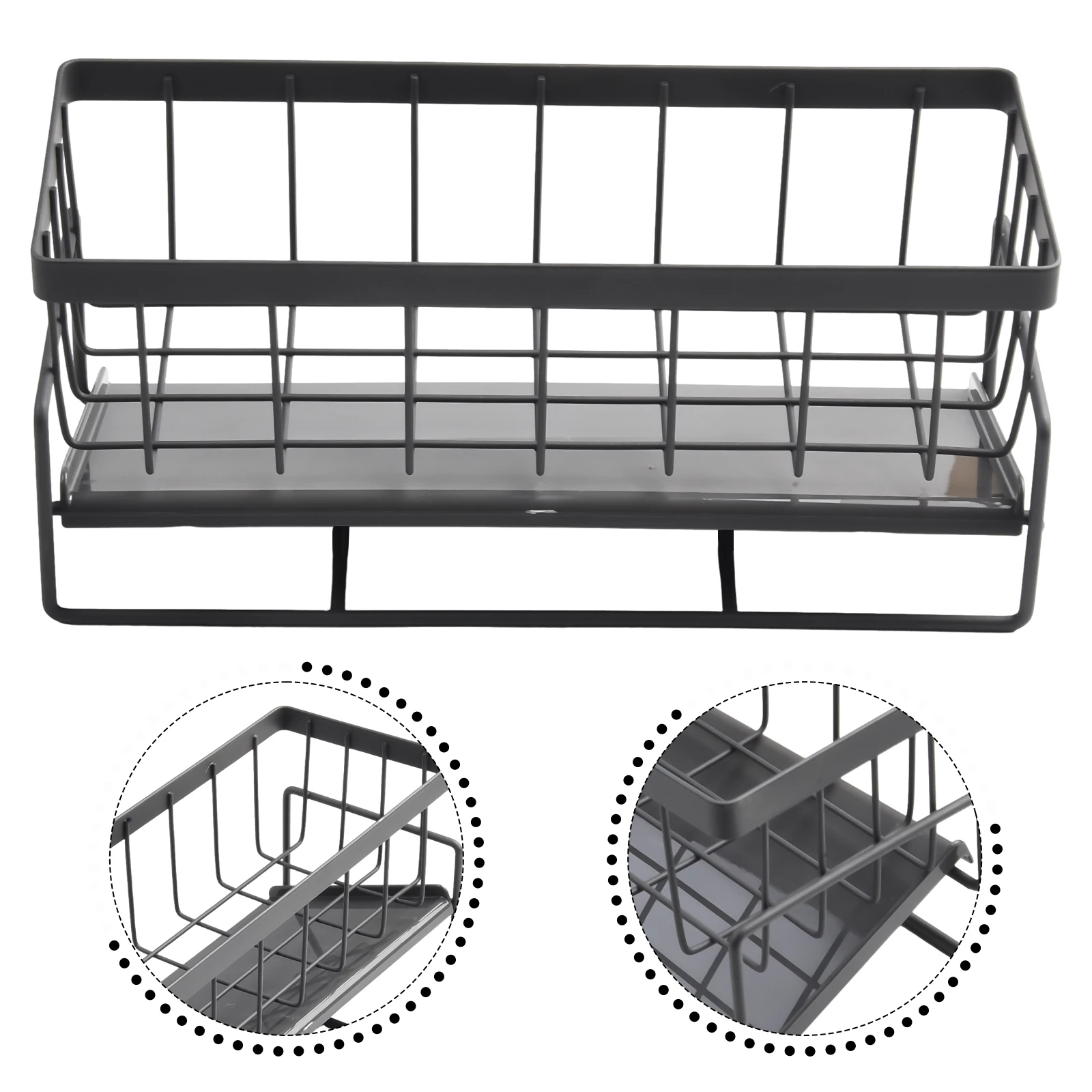 

Sponge Rack Sink Drain Rack Bathroom Soap Storage Rack Stainless Steel Kitchen Sink Counter Top Dish Towel Organizer Rack