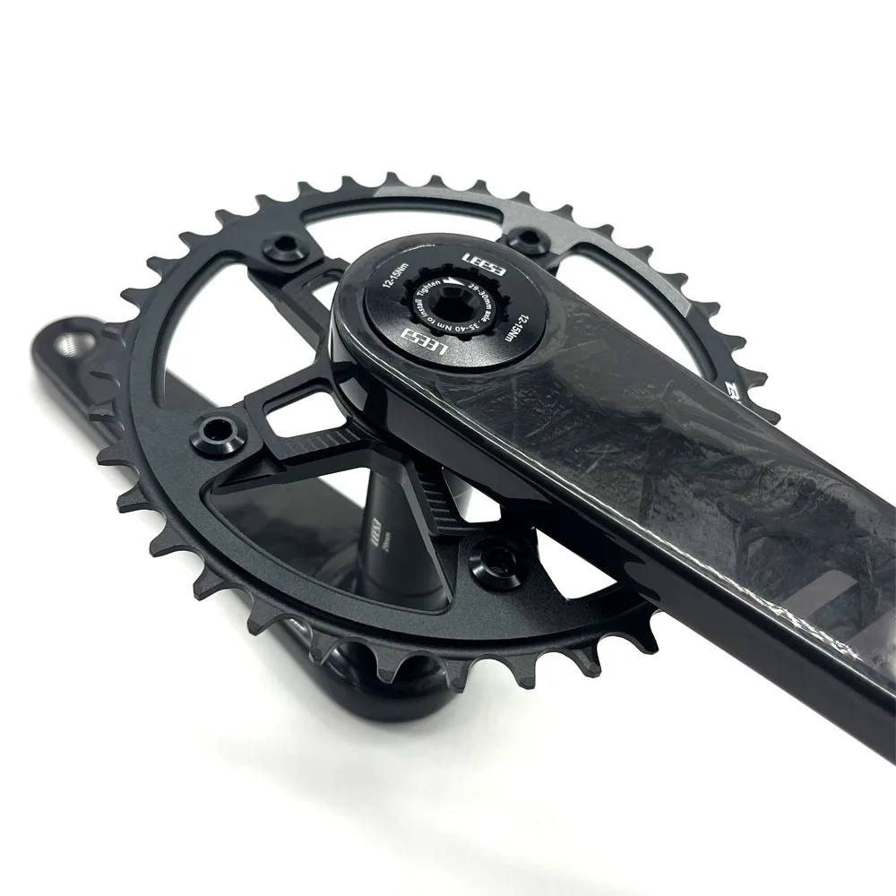 リード-超軽量シングルスピードクランク,ボトムブラケット38t