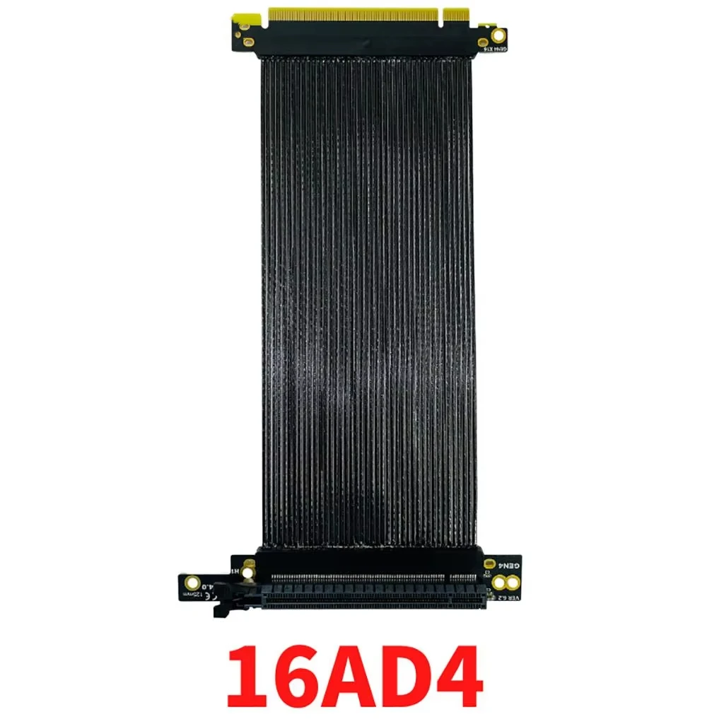 PCIE 4.0 x 16 Riser-Kabel, 270-Grad-Grafikkarten-Verlängerungskabel, PCI Express GPU-Erweiterungskarte, abgeschirmter Extender