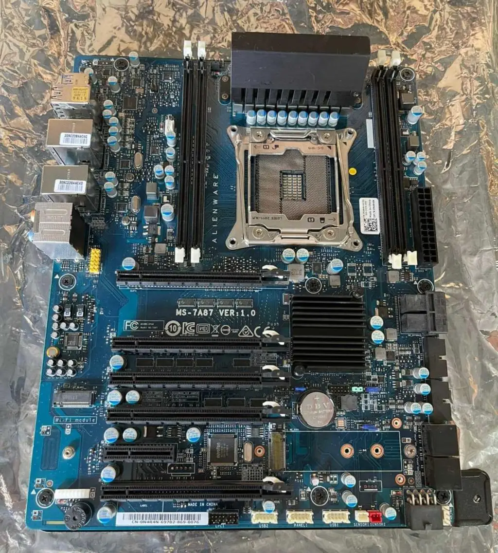 

MS-7A87 X299 R5 для DELL Alineware Area-51, материнская плата для настольного ПК 2066 i7 i9