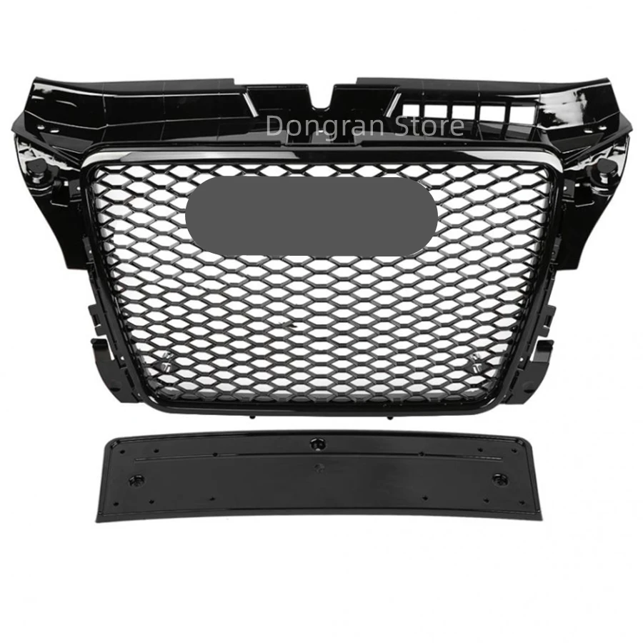 For Rs3 Style Front Sport Hex Mesh Hood Grill Gloss Black For Audi A3/s3 8p 2009 2010 For Rs3 Style Front Sport Hex Mesh Hood Grill Gloss Black For Audi A3/s3 8p 2009 2010