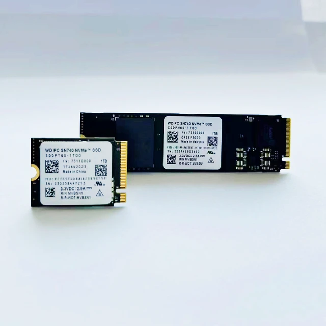 Western Digital Pc Sn740 Nvme Ssd 2tb 1tb 512gb M.2 2230/2280