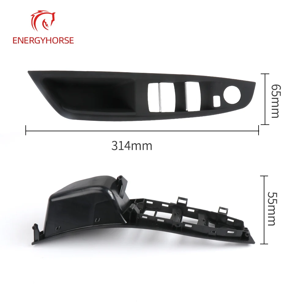 LHD RHD Interior Door Pull Handle Armrest Panel Trim Without Mirror Folding Button for BMW F10 F11 5 Series 2010-car door handle