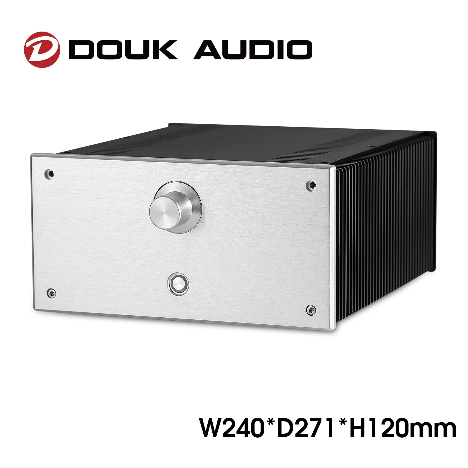 

Полностью алюминиевое шасси Douk Audio для усилителя мощности класса А, чехол для самостоятельной сборки аудиоусилителя (Ш мм × Д мм × в мм)