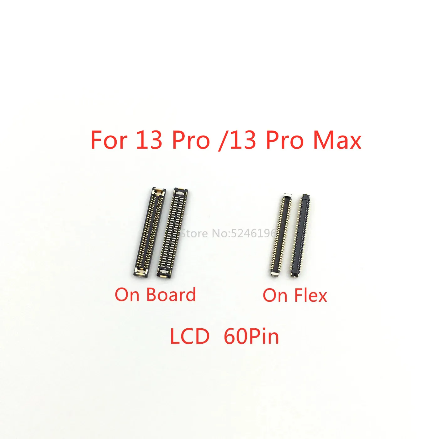 5-10Pcs LCD Display Screen FPC Connector 60Pin For iPhone 13 Pro