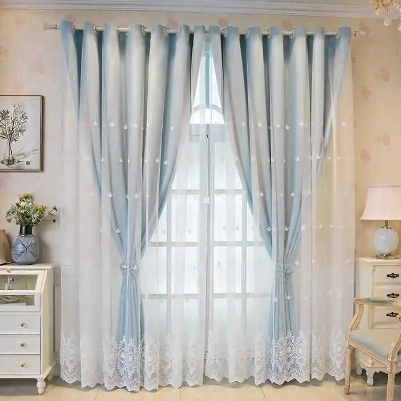 

MK947-Solid color sun protection blackout curtains