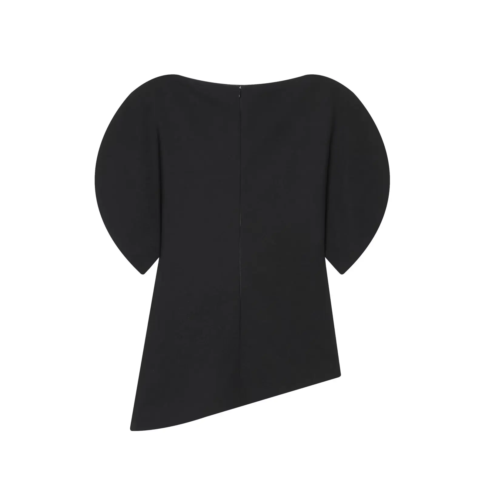 Close-up of slash neck