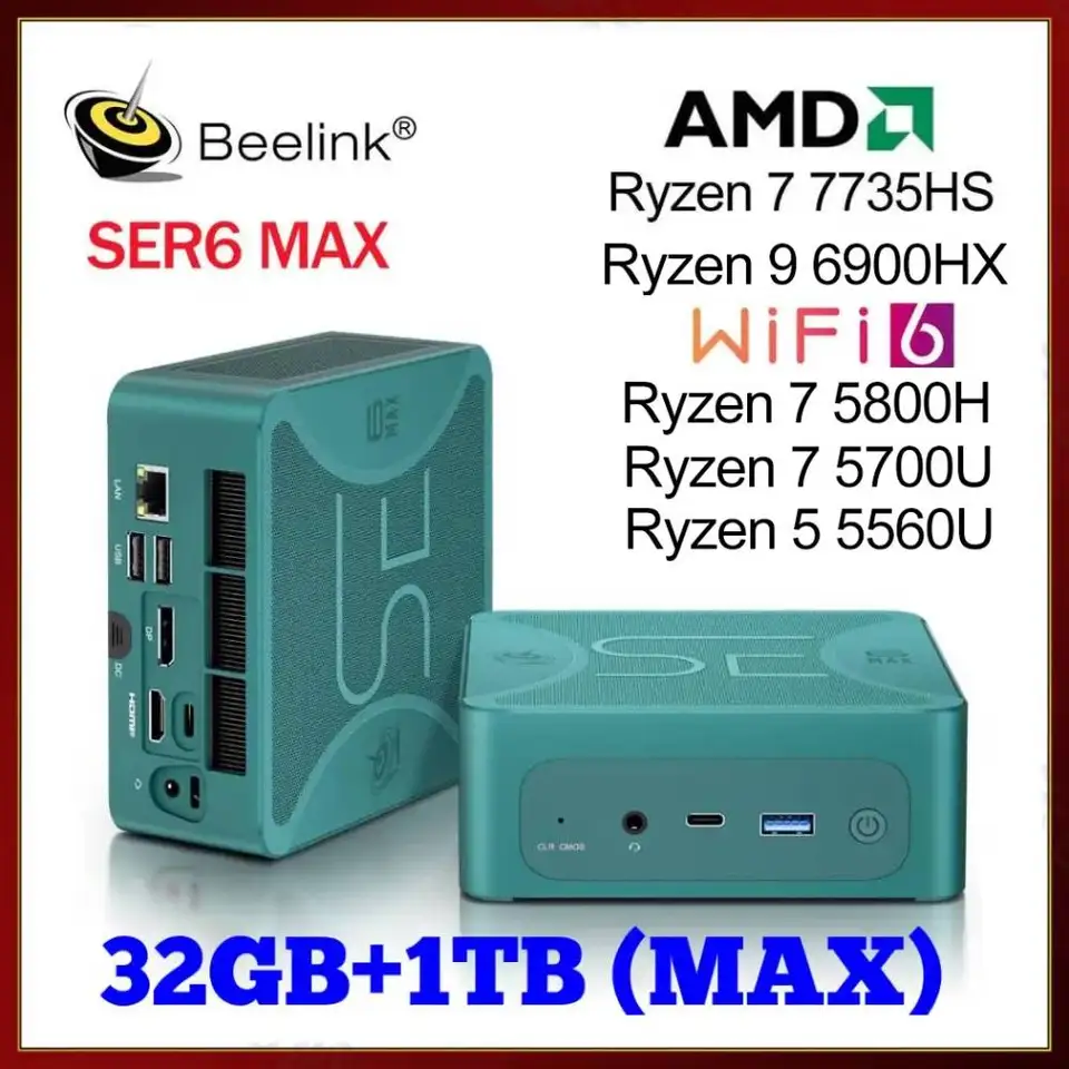 Beelink SER 6 Max Review - RYZEN 7 (7735HS) - Powerful Mini