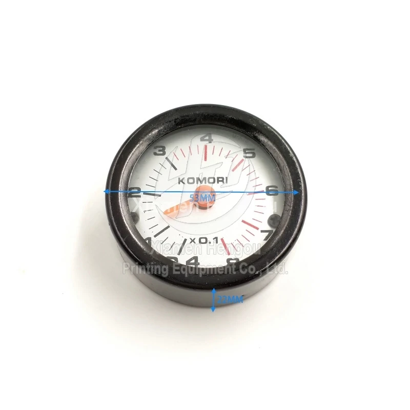

0.4-8 Imported Pressure Gauge Printing Machine Parts Press Pressure Gauge