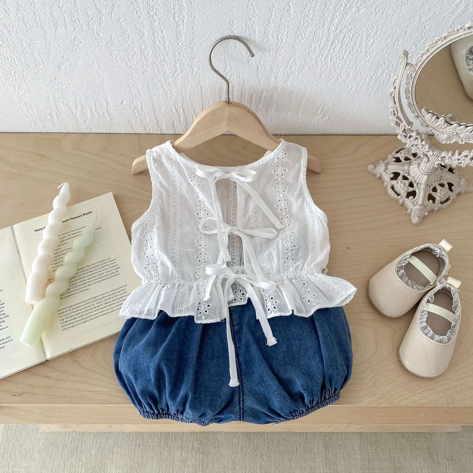 Newborn Summer Suit - Lightweight Cotton | 0-6 Months