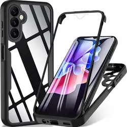 Custodia Trasparente Completa Rugged 360° con Protezione dello Schermo Integrata