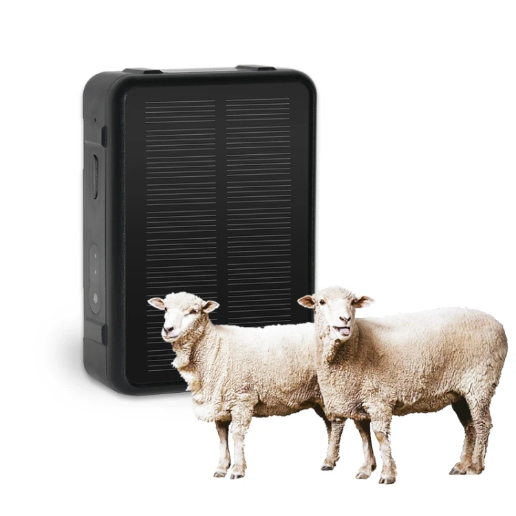 

Wholesale V44 IP67 Waterproof Real-time GPS Tracking 4G Full Netcom Solar Powered Tracker For Cattle And Sheep