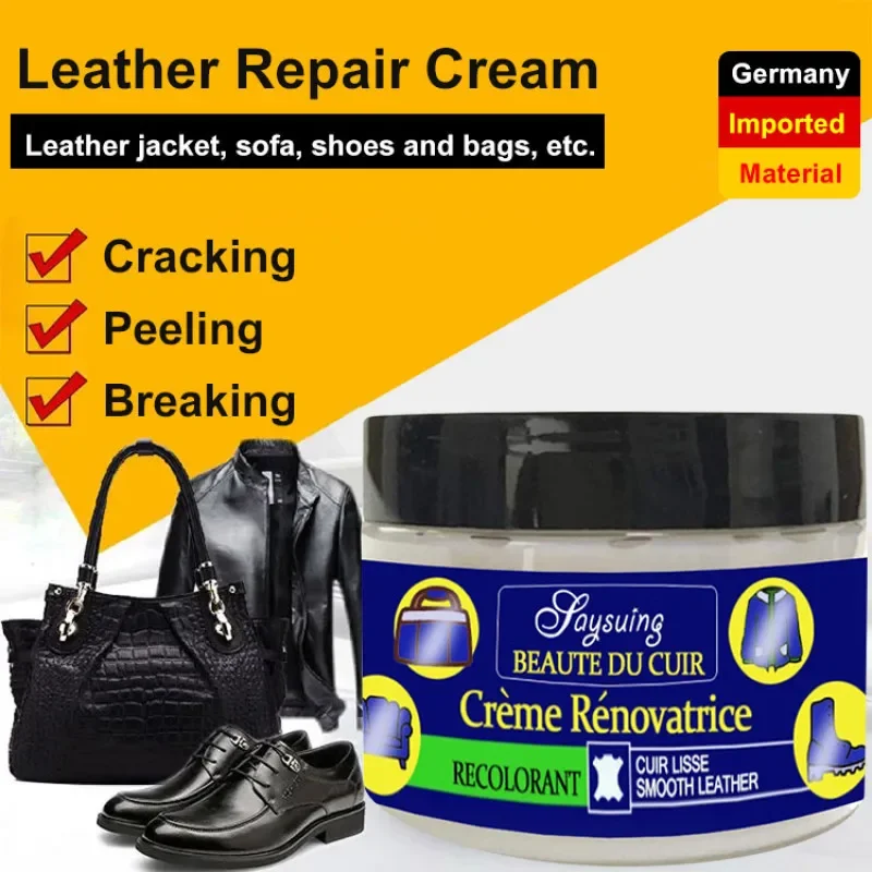 Leather Repair Cream Leather Scratches and Cracks Repair Car Seat Cream Refurbish Tool Shoe leather repair cream