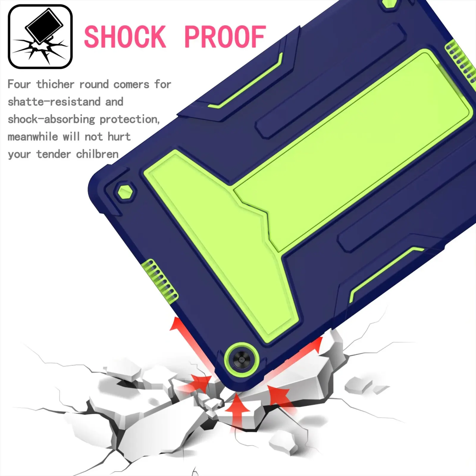 Armadura à Prova de Choque para Huawei Mediapad t5 10.1 T10 9.7 T10s 10.1 Matepad t8 8.0 2023 Case - Imagem 4