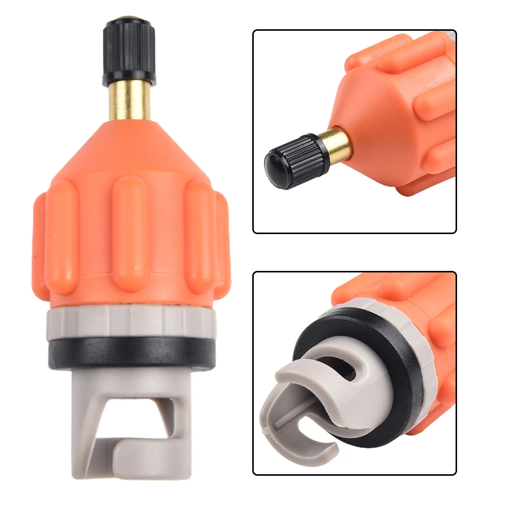 Air Valve Adapter Inflatable Rowing Rubber Boats Paddle Canoe Kayak Air Valve Pump Compressor Converter For SUP Boards sup surfboard air pump adapter inflatable stand up paddle board rubber boat kayak valve tire compressor converter surfing nozzle