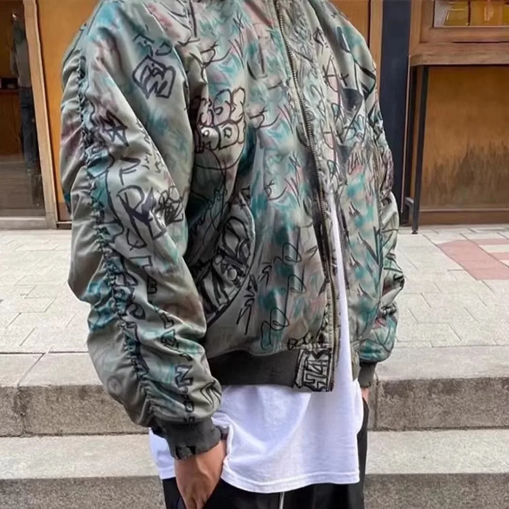 mowalola graffiti bomber jacket ジャケット・アウター
