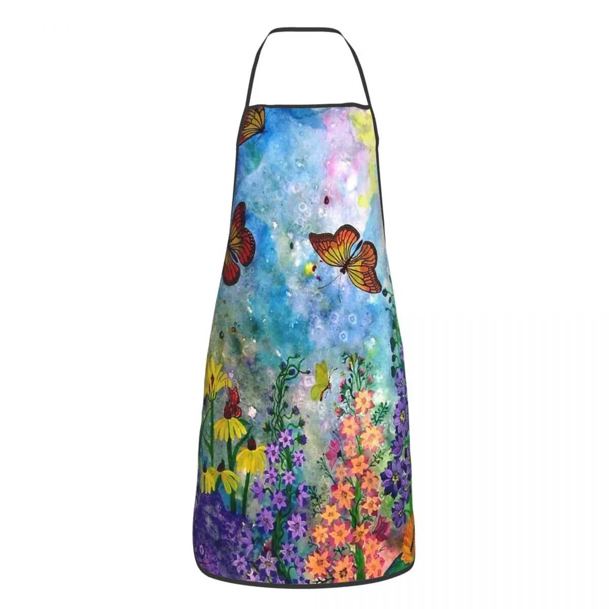 

Фартук-бабочка для сада (прямоугольник), водонепроницаемый, для дома, кухни, шеф-повара, для уборки, Кухонный Фартук для женщин и мужчин, с рисунком