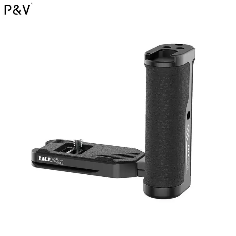 

UURig R043 Universal Side Handle Vertical Shooting L Plate Bracket With Cold Shoe For Microphone LED Light For DSLR Camera
