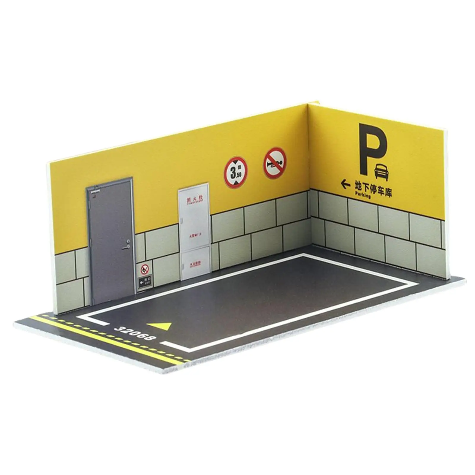 1/32 Scale Parking Lot Underground Garage for Diecast Car Model Diorama 6