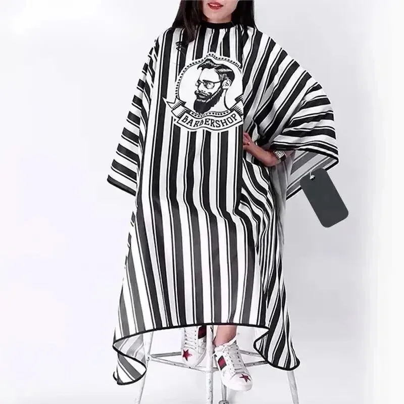 Hairdressing Bibs Retro Stripes Non-Stick Hair Baking Apron Comfortable And Breathable Hairdressing Supplies Hairdressing Bibs Best Sellers In Beauty & Health