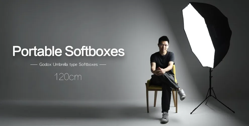 Description Picture 3 of itemGodox Photo Studio 120cm 47in Portable Octagon Flash Speedlight Speedlite Umbrella Softbox Soft Box Brolly Reflector