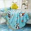 Spring Summer Newborn Blanket Children Lunch Break Single Layer Baby Blanket Kindergarten Blanket Office Cover Blanket Flannel 5