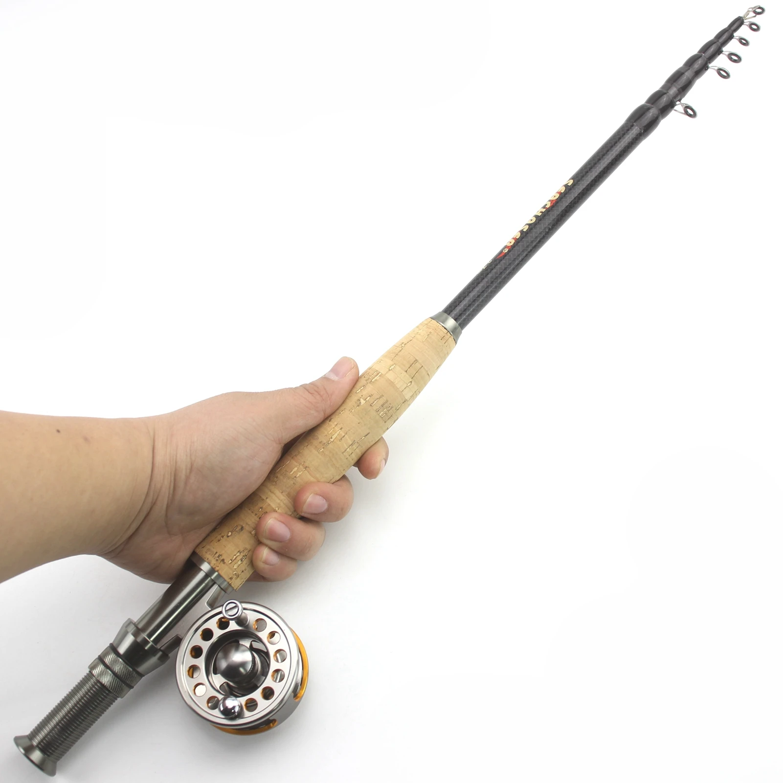 トラウトロッド カーボン製 2セクション コルクグリップ ウッドシート用高品質コルクグリップ C27SHG-11 | 渓流用