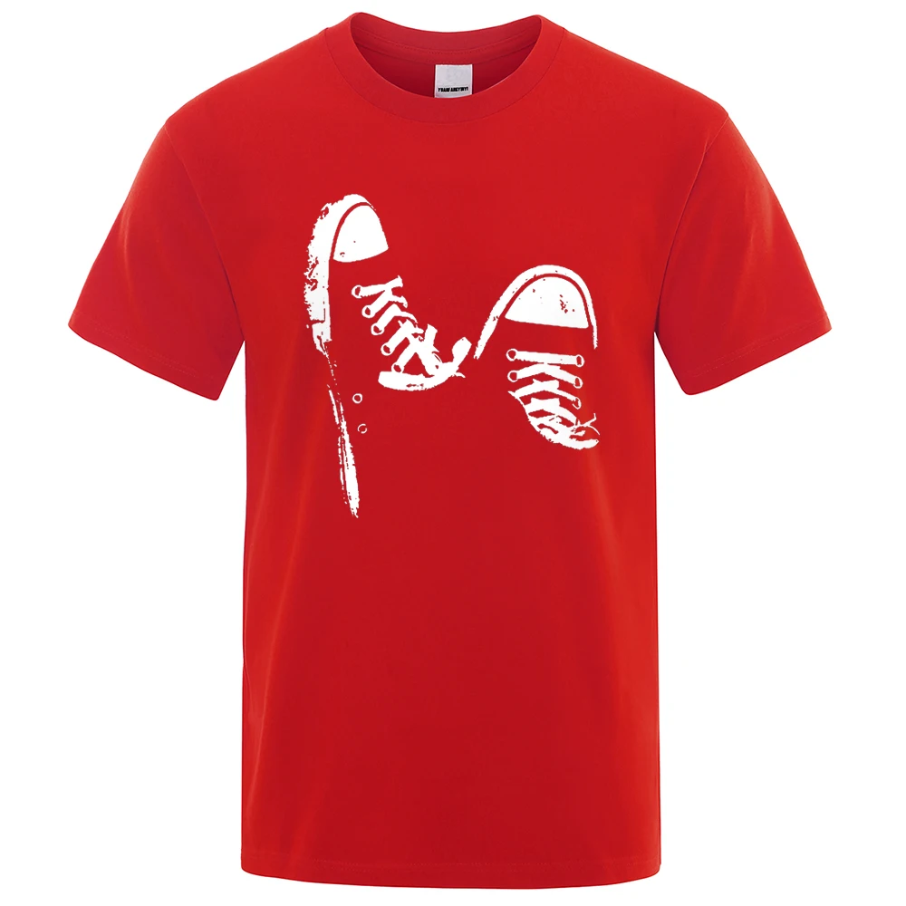 Hot Sale 100% Cotton Casual Short Sleeve Skate Shoes Men t Shirt Summer Breathable Clothes O-Neck Oversized Short Sleeves Unisex