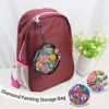 1PC 5D DIY Adult Diamond Painting Mini Bag, Colorful Rose Bundle, Special Shape Artificial Diamond Partial Mosaic Art Crafts 4