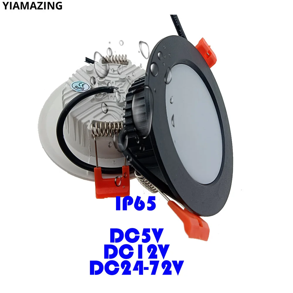 

Built-in Led Spots 12V 5V 24V Lower VOlt Safe IP65 Outdoor Waterproof LED Downlight Recessed 7w 9W 12W 15W Light Ceiling Lamp