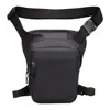 Large Capacity Cycling Drop Leg Bag PU Leather Zipper Multi-Function Fanny Pack Breathable Durable Travel Chest Bag Men 3