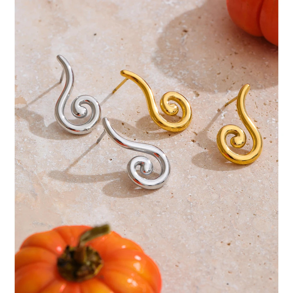 Yhpup Jewelry Earrings Metal