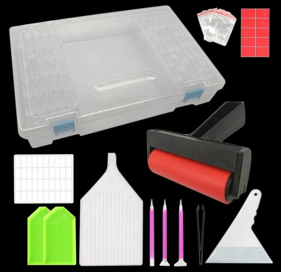Kit d'outils pour peinture diamant - Stylo applicateur ergonomique pour