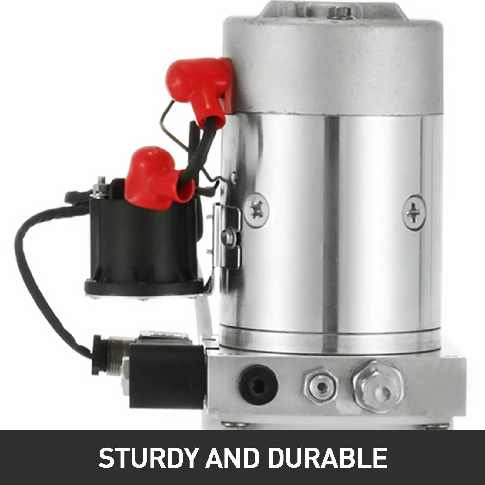 Electric Hydraulic Pump 7 Quart Single Acting Plastic Reservoir For Dump Trailer