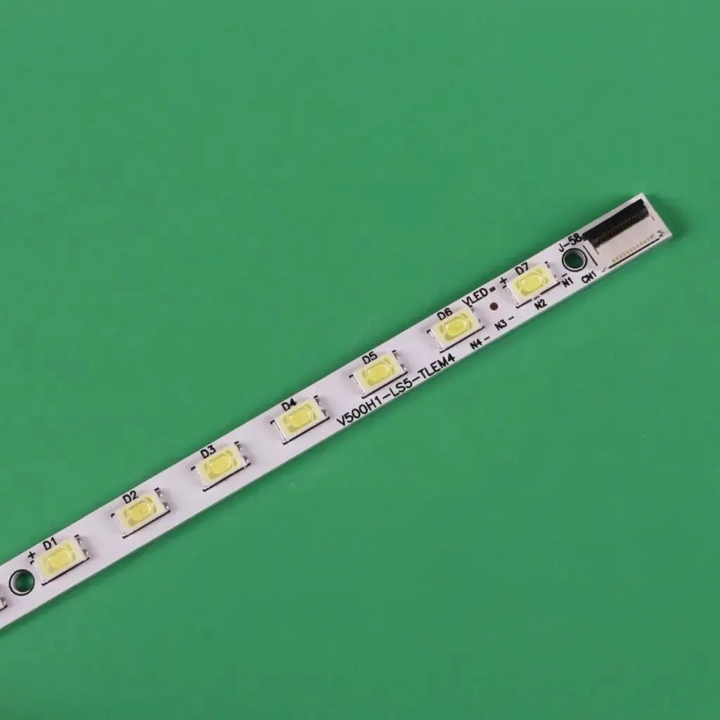 Faixa de Led para Luzes Led V500h1-ls5-tlem6 Tlem4 Trem6 Trem4 E117098 Le50d8800 V500hj1-le1 L50e5000a 315 mm Peças - Imagem 4