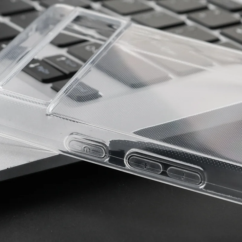 Shockproof TPU Bumper Clear Anti-Fingerprint Phone Case