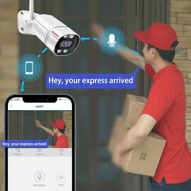 5MP 3MP 10CH NVR 와이파이 비디오 감시 키트, IP66 방수, Keview, 자동 페어링, 휴머노이드 감지