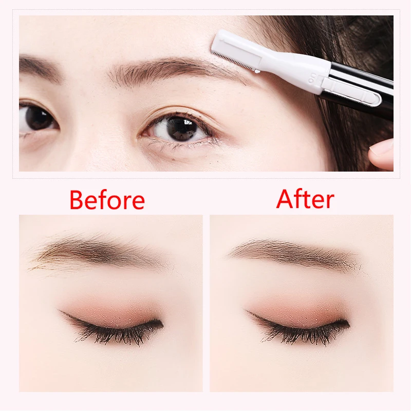 New Electric Eyebrow Trimmer Mini Shaver Hair Remover Facial Shaver Hair Remover Facial And Neck Blur Lips Body Arms And Legs
