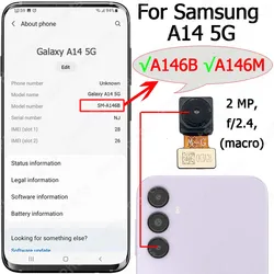 Enhanced Rear Camera Module Replacement (A146B A146M Macro)