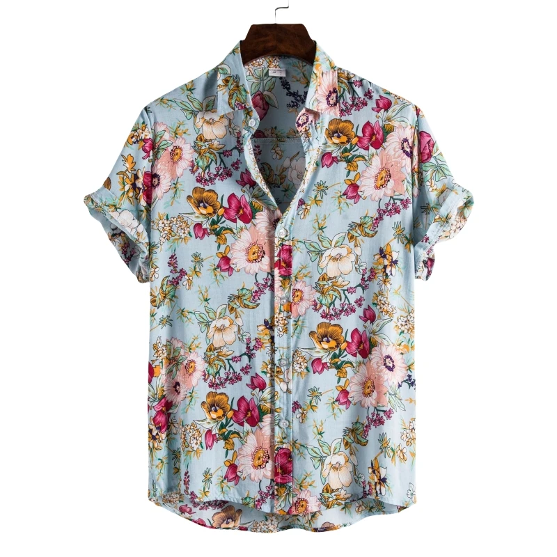 Luxury Clothing Men's Genuine Linen Shirt Man Shirts High Quality Fashion Blouses Social T-shirts Free Shipping Hawaiian Cotton