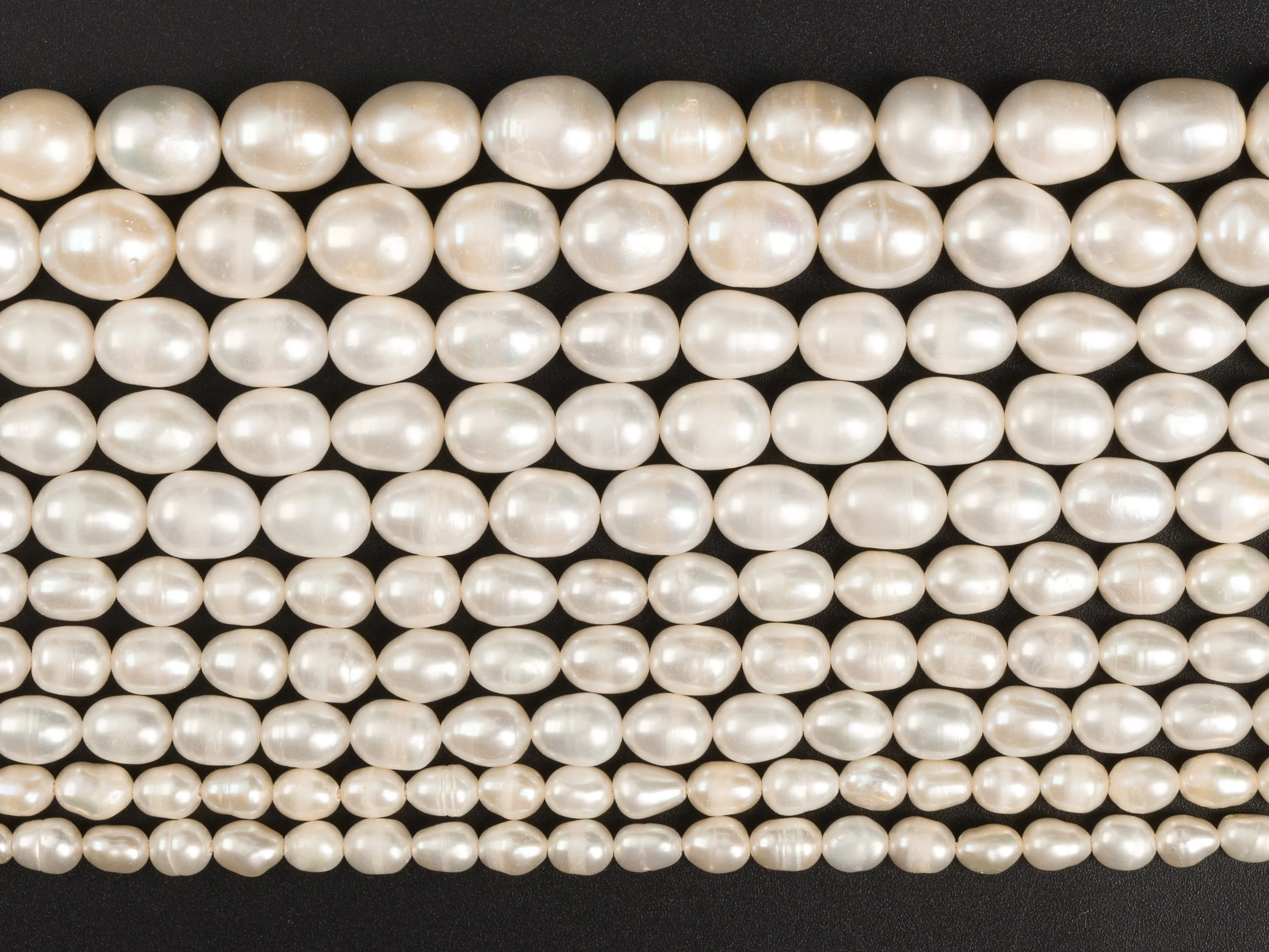 Natural Freshwater Pearl White millet Beads High Quality Rice Shape Beaded  For Jewelry Making Supplies DIY Women Necklace