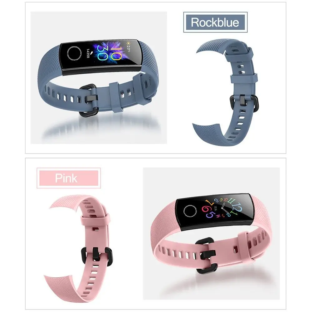 Sporty Colorful Silicone Replacement Strap for Honor Band Smart Accessories